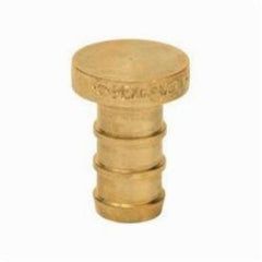 Sioux Chief 640XG03 Test Plug, 3/4 in, F1807 Crimp, Brass