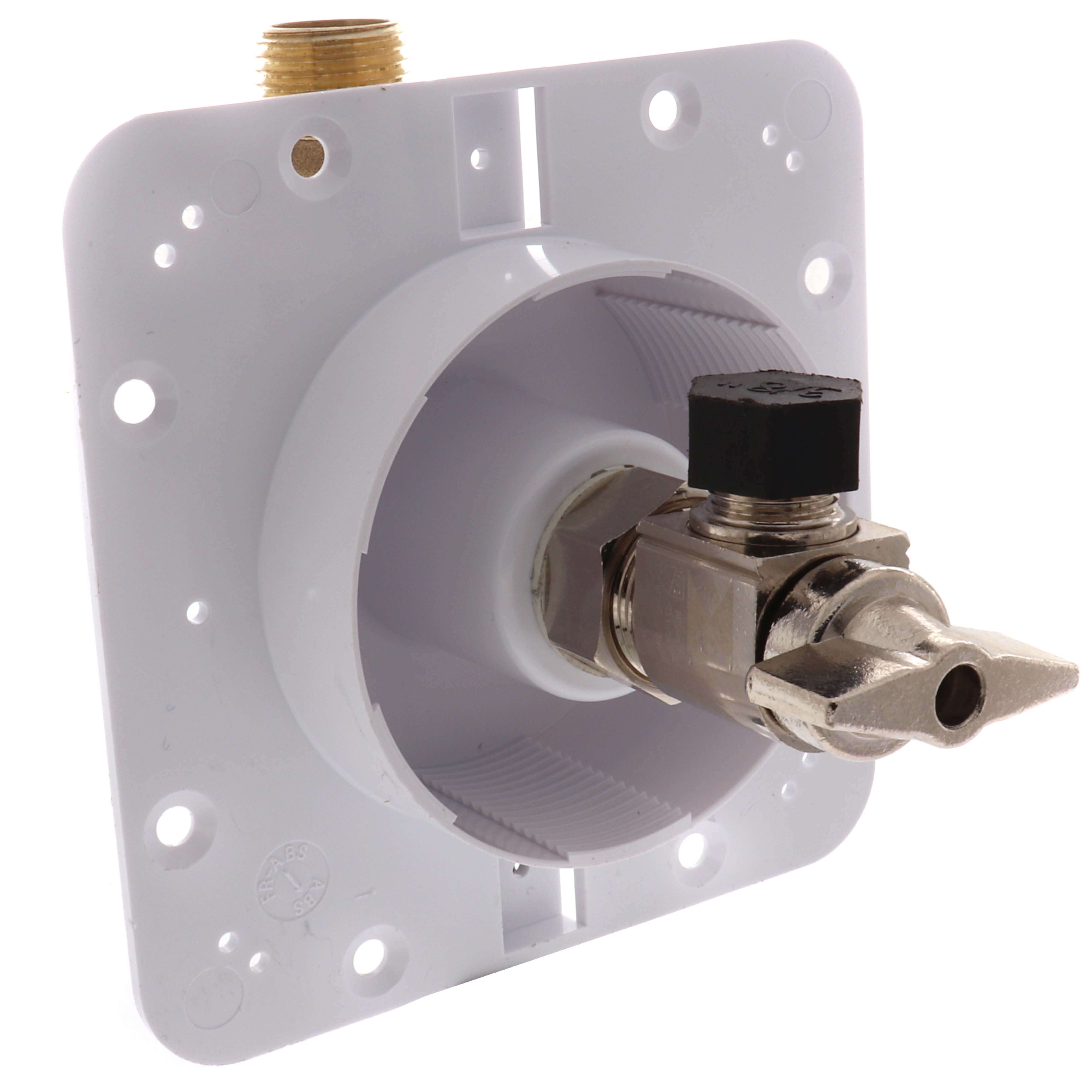 Sioux Chief 699-A1-MR OmegaPlate Single 3/8 in Shut-Off Valve Outlet Plate, 1/2 in MIP/F.SWT Connection