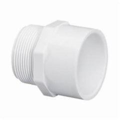 Westlake Pipe & Fittings 436-020 Male Adapter, 2 in, MNPT x Slip, SCH 40/STD, PVC