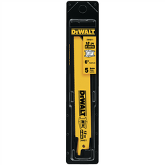 DeWalt DW4811 Bi-Metal Reciprocating Saw Blades 6 Inch 18 TPI