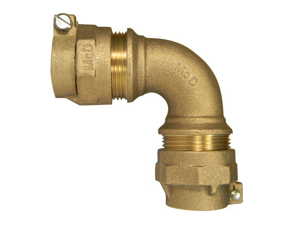 A.Y. McDonald 5140-103 1/4 Bend Elbow 3/4 in Brass