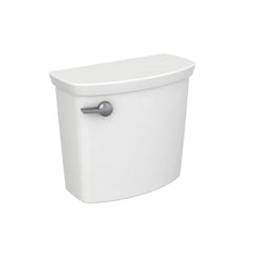 American Standard 4385A137.020 Vormax 1.28 gpf Two Piece Toilet Tank with Left-Hand Trip Lever in White