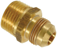 BrassCraft FRC13-6-8 Tube to Pipe Adapter, 3/8 x 1/2 in Nominal, Flare x MNPT End Style, Brass