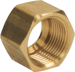 BrassCraft 61-8 Tube Nut, 1/2 in, Compression, Brass