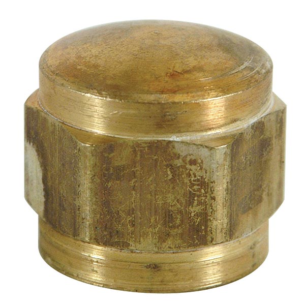 BrassCraft FC-6 FC Series Fine Thread Pipe Cap, 3/8 inch Nominal, Flare End Style