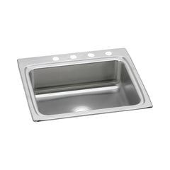 Elkay LR25224 Gourmet Kitchen Sink, Stainless Steel, Drop-In, 25 in x 22 in x 8-1/8 in