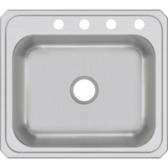 Elkay CR25224 Celebrity Stainless Steel 25 x 22 x 7 4-Hole Drop-In Sink