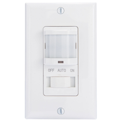 Intermatic IOS-DSIMF-WH Residential In-Wall PIR Occupancy Sensor 120V