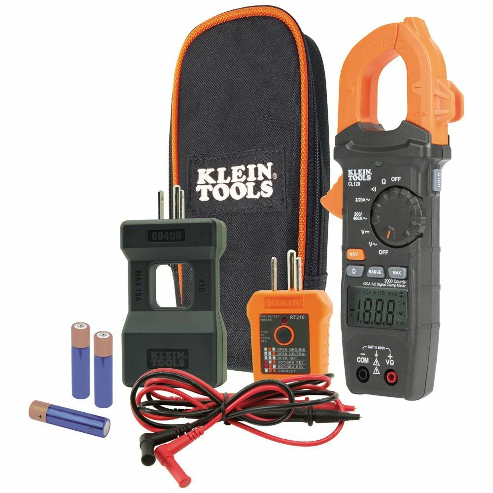 Klein CL120KIT Clamp Meter Electrical Test Kit