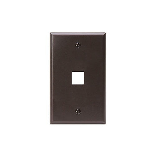 Leviton 41080-1BP QuickPort 1-Socket Faceplate