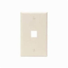 Leviton 41080-1TP QuickPort Socket Faceplate 1-Port Light Almond