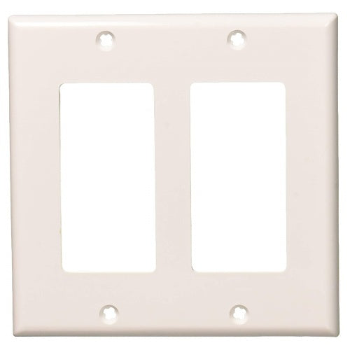 Leviton 80409-NW 2-Gang GFCI Device Wallplate Standard Size Replacement MPN