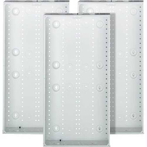 Leviton 47605-28G 28 Structured Media Enclosure, Metal, 3-Pack, White