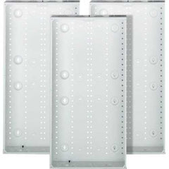 Leviton 47605-28G 28 Structured Media Enclosure, Metal, 3-Pack, White