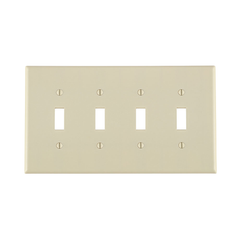 Leviton 80512-T PJ4-T Power Midway 4 Gang