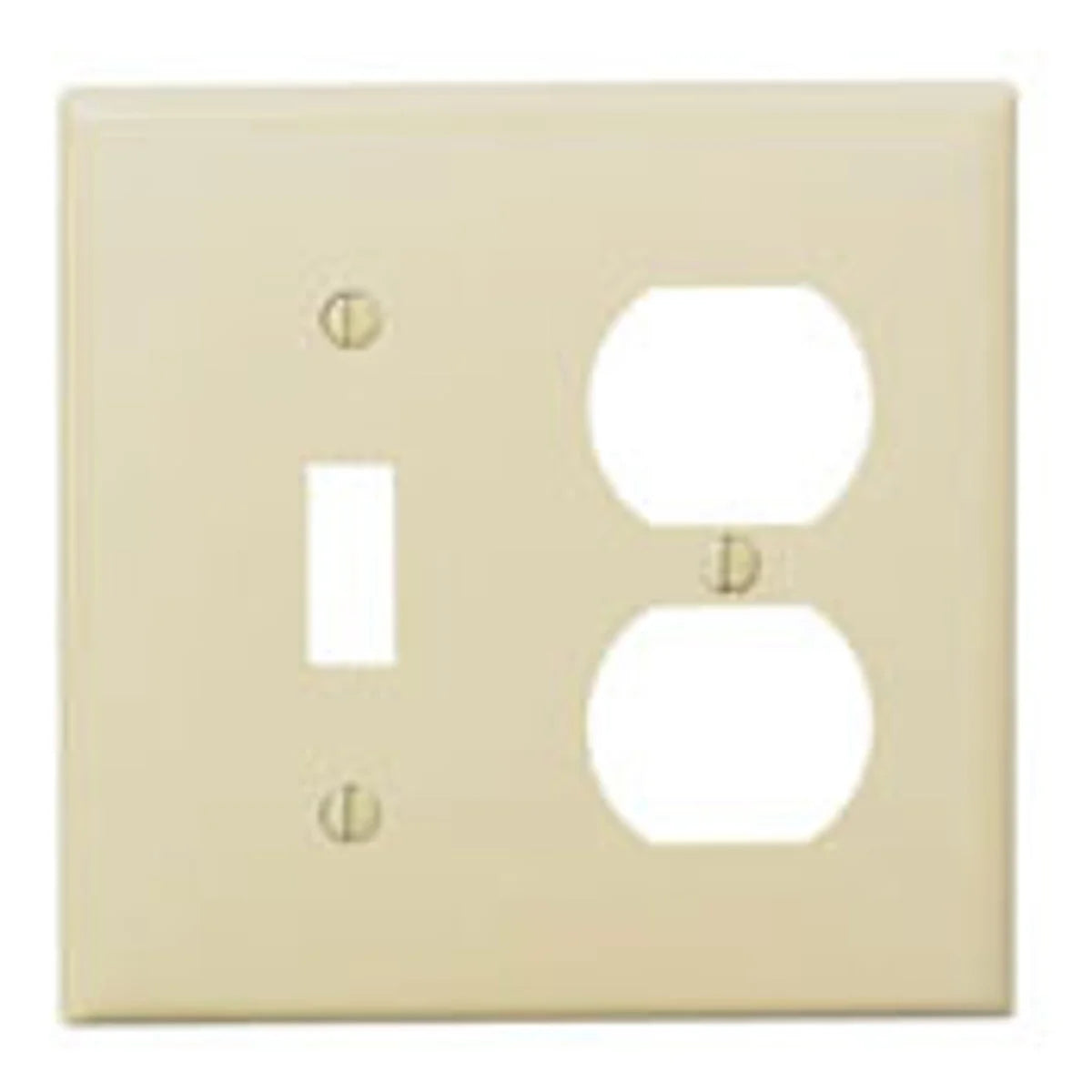 Leviton PJ18-T MID NYL TOG/DUP 2 GANG WALLPLATE