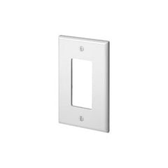 Leviton PJ26-T 1-Gang, 1-Decora, Midway Nylon Wallplate, Midway Size - Light Almond