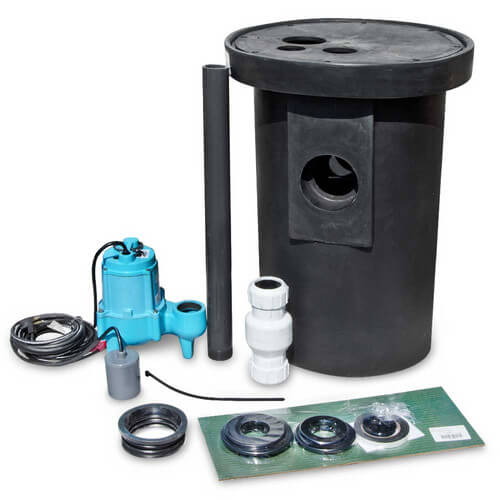 Little Giant 509073 9S-SMPXRT-K Simplex Sewage Pump System