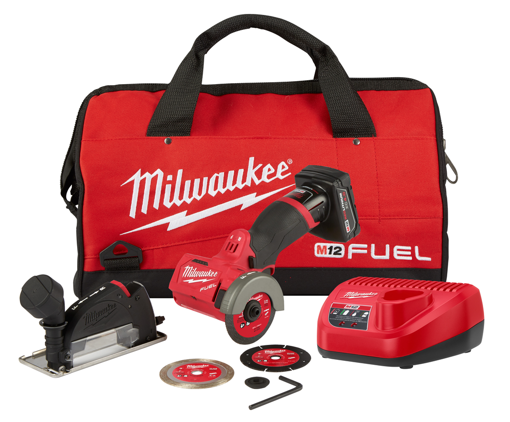 Milwaukee 2522-21XC M12 Fuel 3 Compact Cut Off Tool Kit