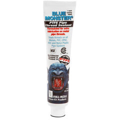 Mill-Rose 76000 Cleanfit Blue Monster Heavy-Duty Industrial Grade Thread Sealant With PTFE, 2 oz Tube