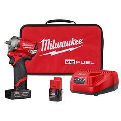 Milwaukee 2554-22 M12 FUEL Stubby 3/8 Impact Wrench Kit