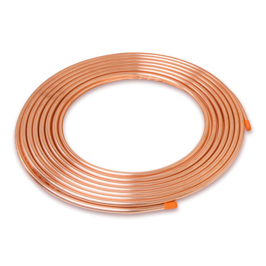 Mueller D06050 Streamline Refrigeration Tubing, 3/8 in OD x 50 ft L, Coil, Copper