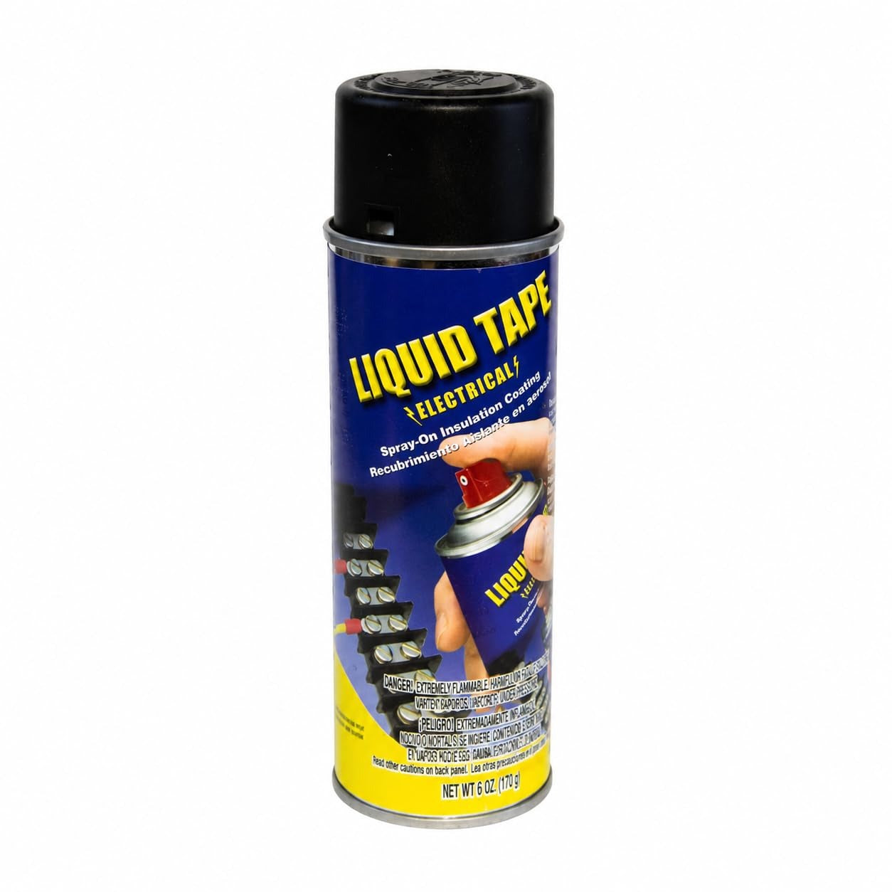 PLASTI DIP Plasti Dip 16003-6 Multi-Purpose Synthetic Rubber Spray-On Electrical Tape 6 oz