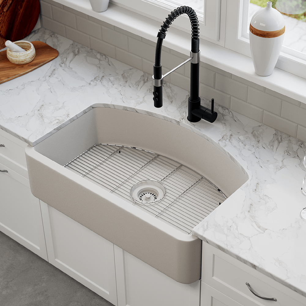 DAKOTA Dakota Plumbing Products GSE-QCA3320-BE Farmhouse Kitchen Sink