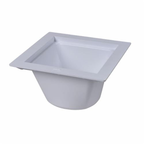 Oatey 42720 Floor Sink, Square, 12 in W x 12 in H, PVC