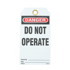 Panduit PVT-41 Identification Tag Do Not Operate