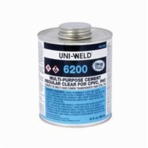 Oatey 6236S Uni-Weld 6200 Multi-Purpose Pipe Cement 32 oz Can