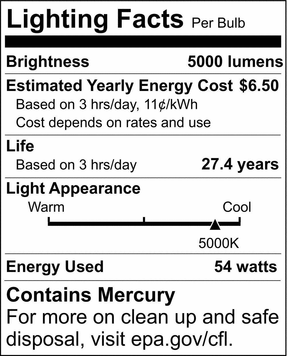 SATCO S8122 54W 48 In. T5 Fluorescent Light Bulb 5000 Kelvin with Mini Bi-Pin Base