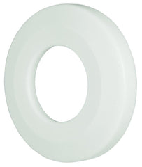 Sioux Chief 921-6W Trim Tite 1-1/2 in Plastic Shallow Box Escutcheon in White