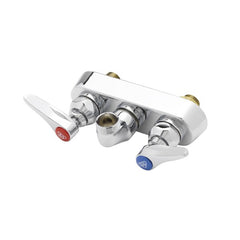 T&S Brass B-1115-LN Workboard Mixing Faucet With Less Nozzle, 8.72 gpm, Chrome Plated, 2 Handles