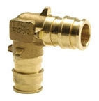 Uponor LF4710500 1/2 x 1/2 ProPEX x ProPEX Lead-Free Brass Straight 90D Elbow