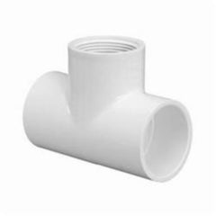 Westlake Pipe & Fittings 402-005 LASCO Pipe Tee 1/2 in Slip x Slip x FNPT SCH 40/STD