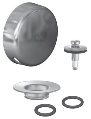 Watco 959290-BN-11 Brushed Nickel Lift and Turn Bath Waste Trim Kit with Adapter Bar and Star Nut