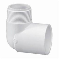 Westlake Pipe & Fittings 410-015 Lasco 90 Deg Street Elbow 1-1/2 in MNPT x Slip SCH 40/STD