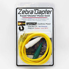 Zebra Instruments ZD001 120V Fused Cheater Power Cord