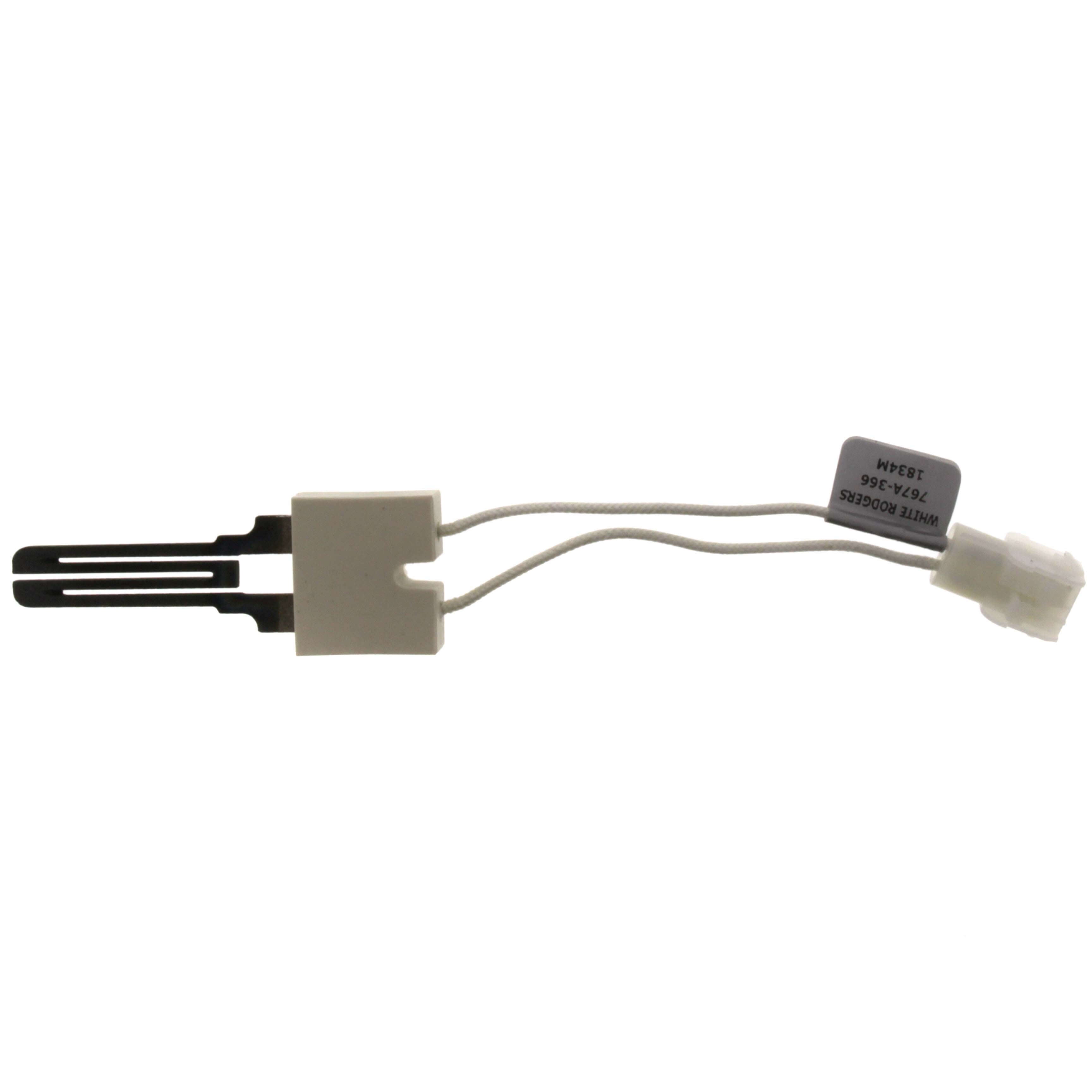 White-Rodgers 767A-366 Hot Surface Igniter, 5.313 in Lead L, 120 VAC, Silicon Carbide