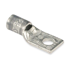 ABB 54106 Thomas & Betts 1-Hole Lug - Standard Barrel - Gray - #4AWG, 1/4bolt