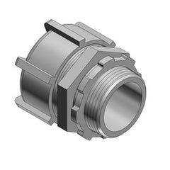 ABB 5233 Non-Insulated Straight Liquidtight Connector, 3/4 in