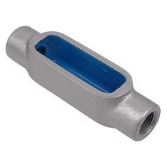 ABB C27-G Ocal C27-G 3/4 PVC-Coated Ocal-Blue C-Style Conduit Body, Form-7