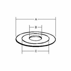 ABB WA-165 WA165 STC 2 TO 1-1/2 RED WASHER