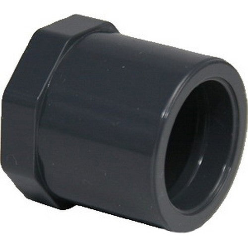 Charlotte Pipe and Foundry 837-130 1 inch x 1/2 inch SCH 80 PVC Flush Bushing, Spigot x Socket