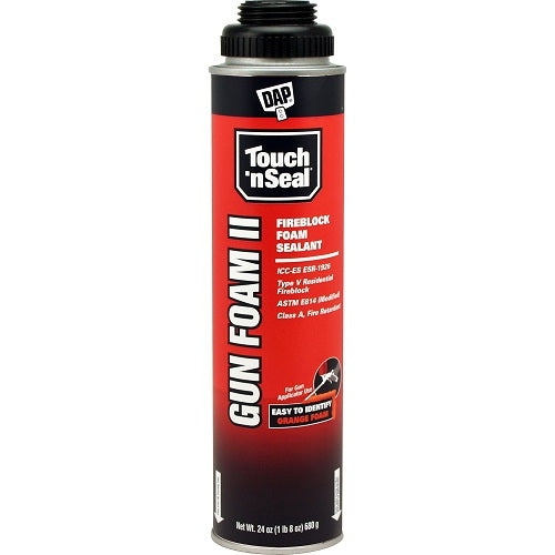 DAP 00121 DAP GFII Fire Block Gun Foam Sealant Orange 24oz