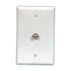 EATON 2072W WALLPLATE MID-SIZE W/SINGLE COAXIAL ADAPTER