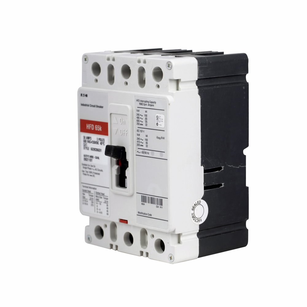 Eaton HFD3015 Circuit Breaker 15A 3 Pole