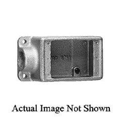 Eaton FS1 Crouse-Hinds Condulet 1-Entry Shallow Device Box With Mounting Lug 1/2 In