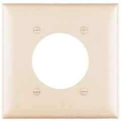 EATON PJ703V Eaton Wiring Devices PJ Series Mid-Sized Power Outlet Wallplate, 2 Gangs, 4.87 in H x 4.94 in W